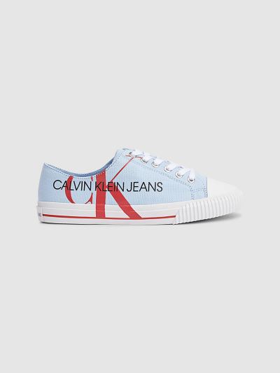 Calvin Klein Cipők HU179299 | Calvin Klein Canvas Női Sportcipő Kék / Piros